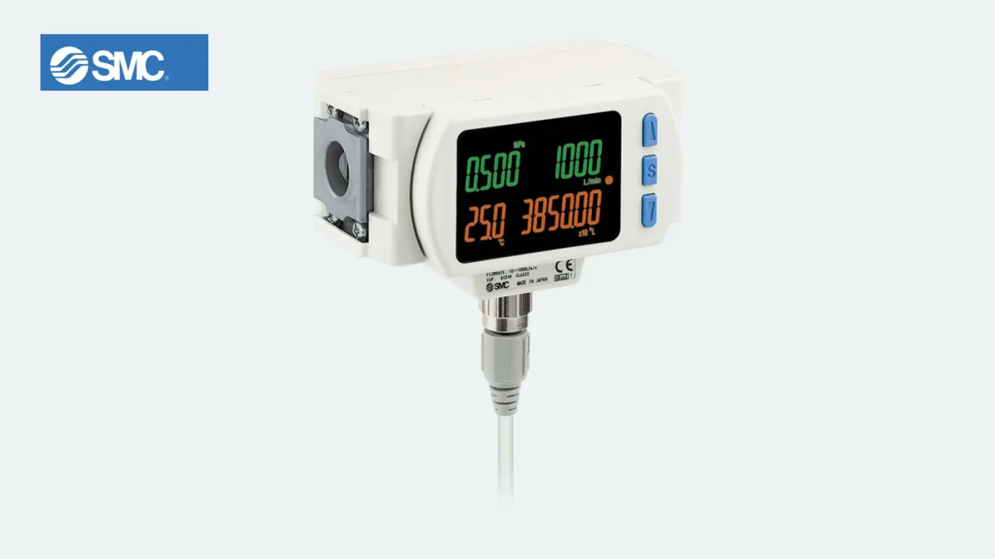 Druckluftverbrauch sichtbar machen: Digitale Durchflussmessung mit der PF3A-Serie von SMC